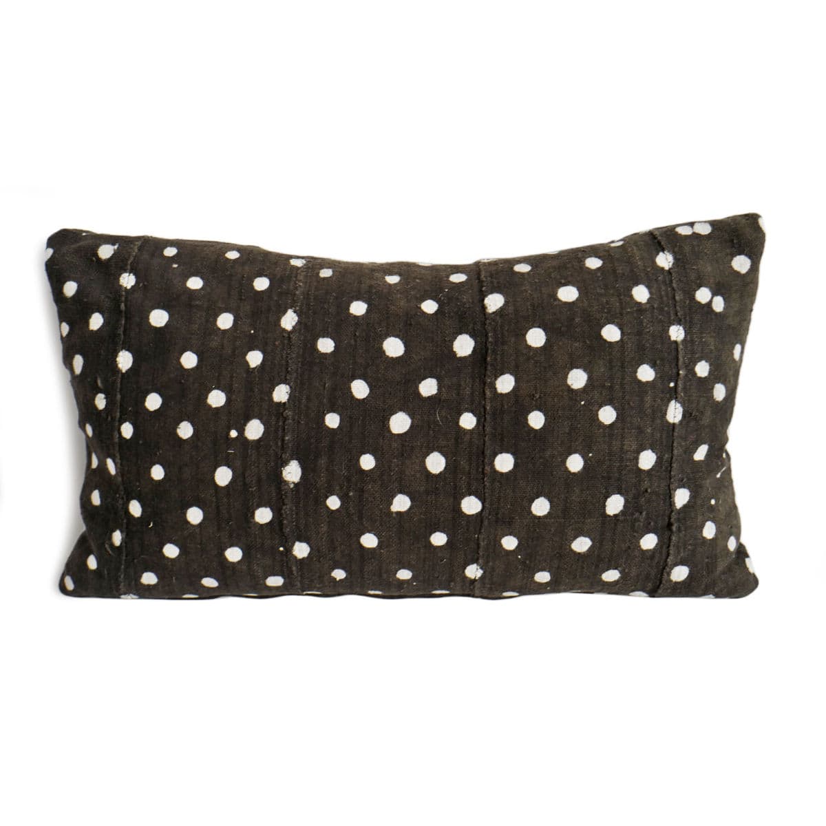 Black & White Dot Mudcloth Pillow - Thumbnail 2