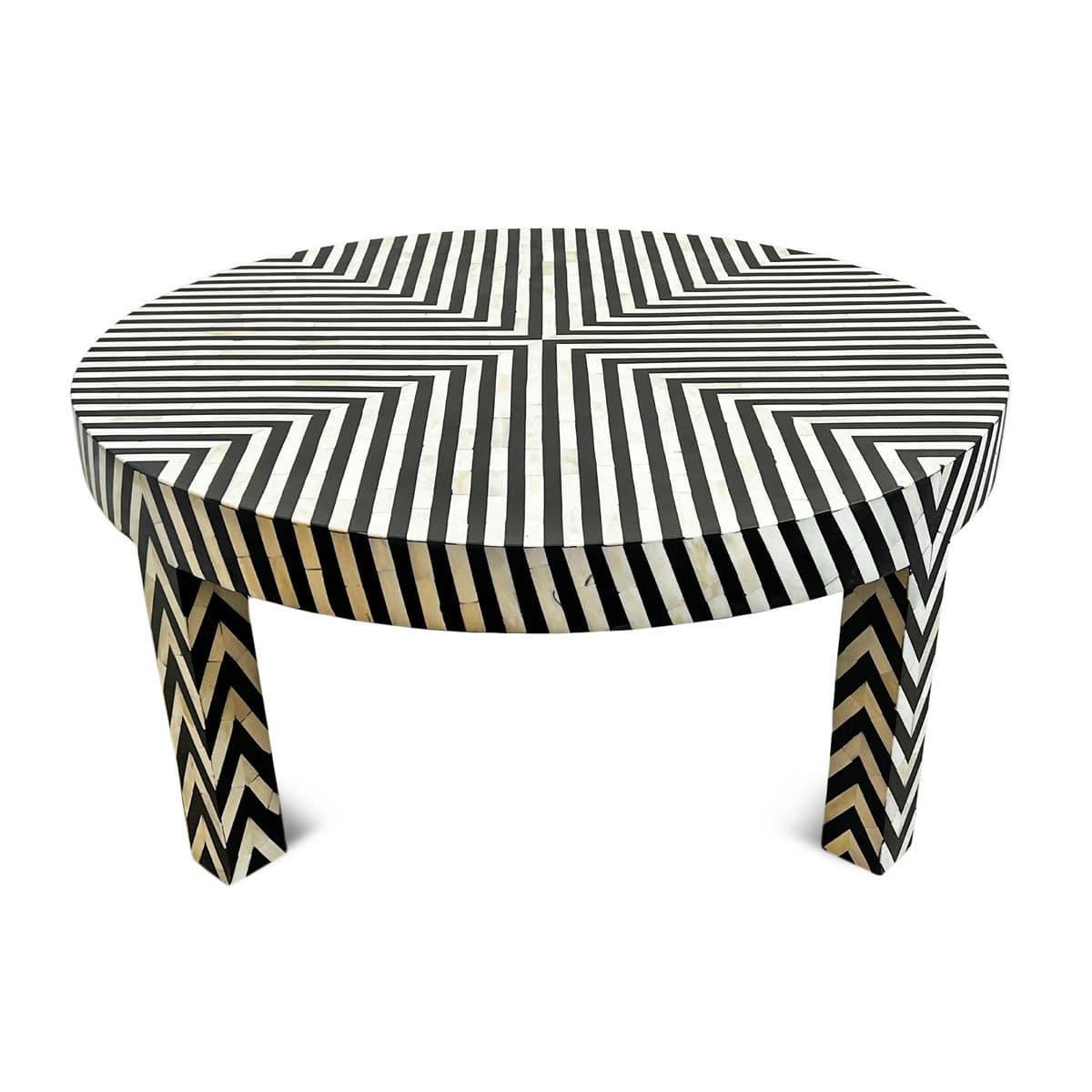 Zig-Zag Inlay Coffee Table - Thumbnail 2