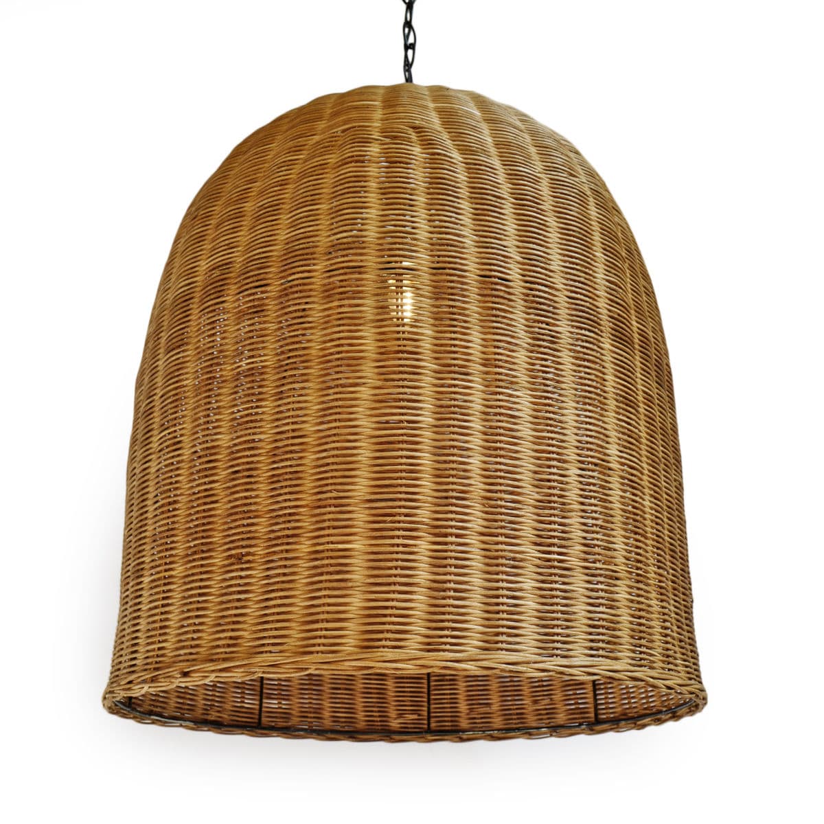 Tea Stain Wicker Dome Lantern X-Large - Thumbnail 2
