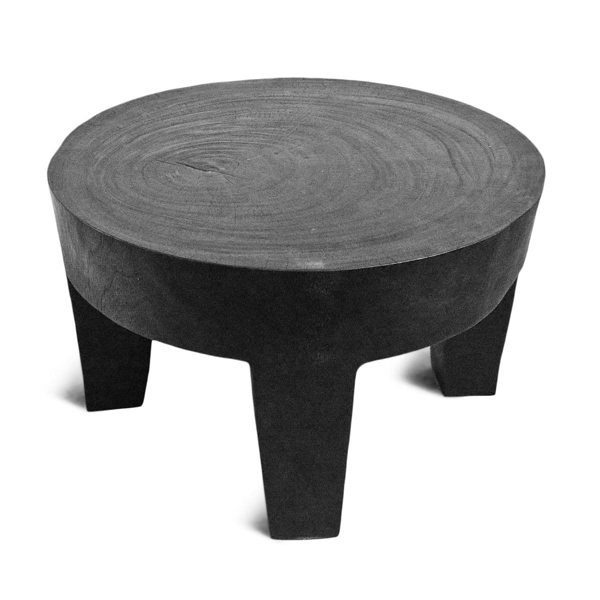 Jetta Ebony Round Low Table - Thumbnail 2