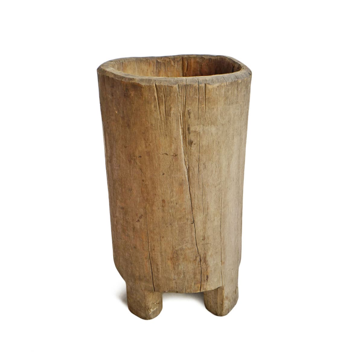 Old Naga Wood Trunk Pot - Thumbnail 2
