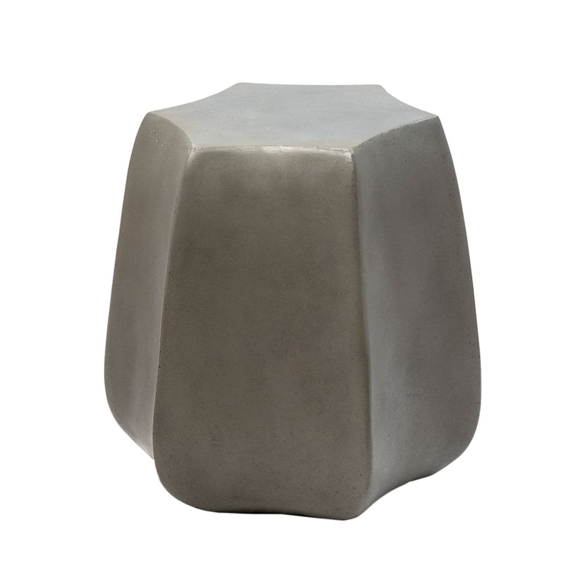 Outdoor Cement Tulip Side Table - Thumbnail 2
