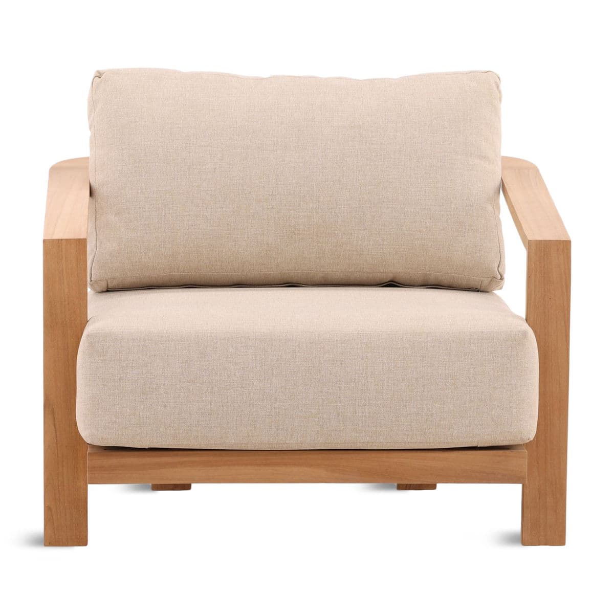 Solana Teak Outdoor Arm Chair - Thumbnail 2