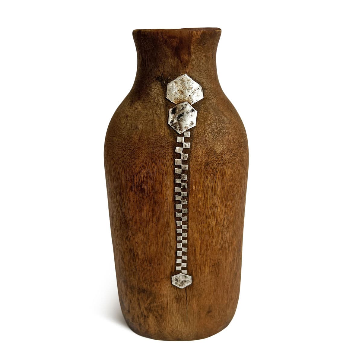 Vintage Tutsi Wood Pot - Thumbnail 2