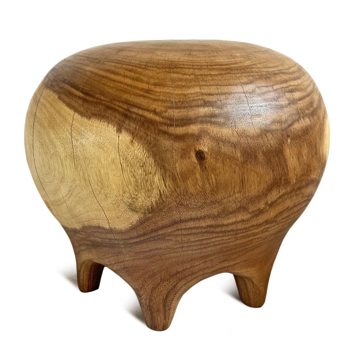 Two Tone Bulb Drop Stool Table - Thumbnail 2