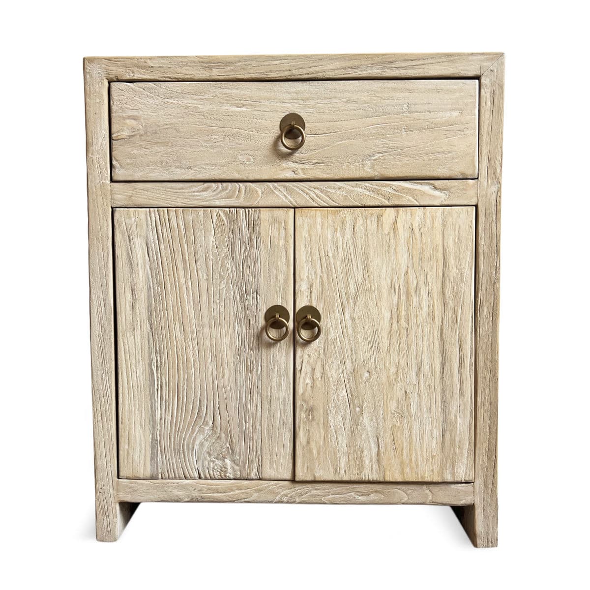 Simple Bleached Elm Nightstand - Thumbnail 2