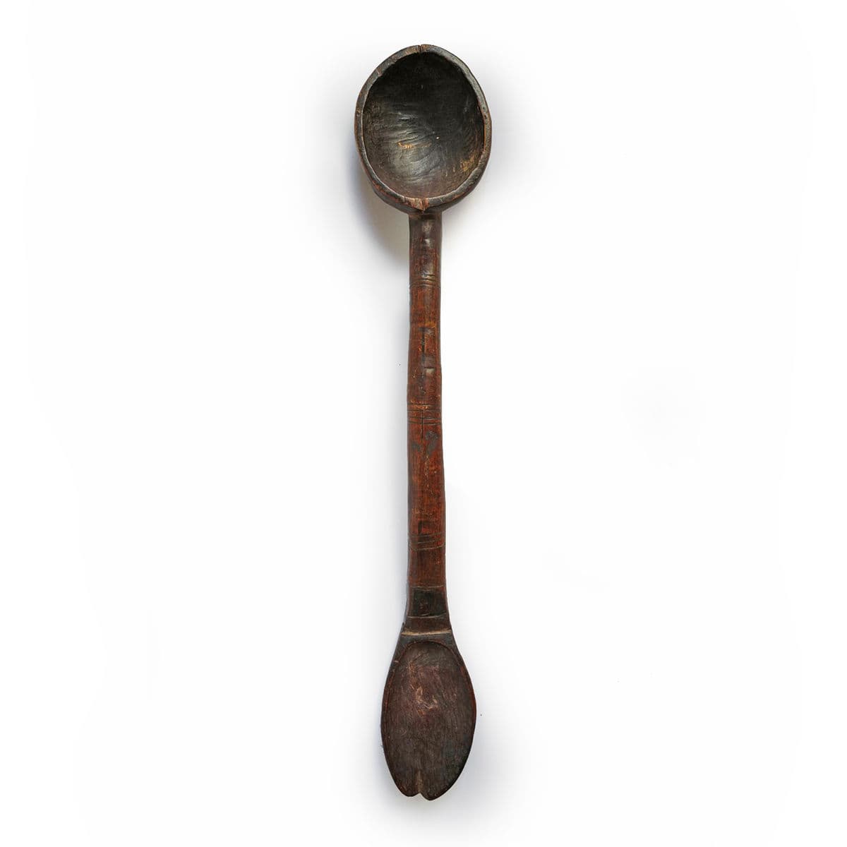 Old Nigerian Wood Spoon - Thumbnail 2
