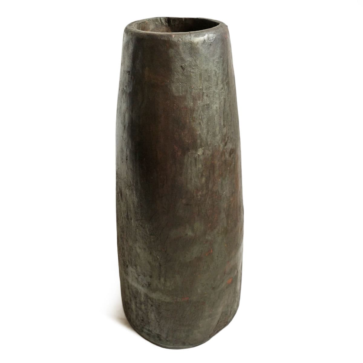 Old Naga Tall Wood Pot - Thumbnail 2