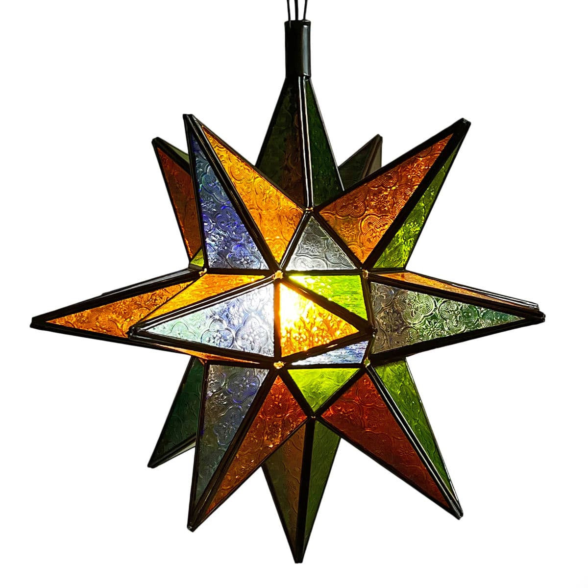 Multicolor Moravian Star Light Large - Thumbnail 2