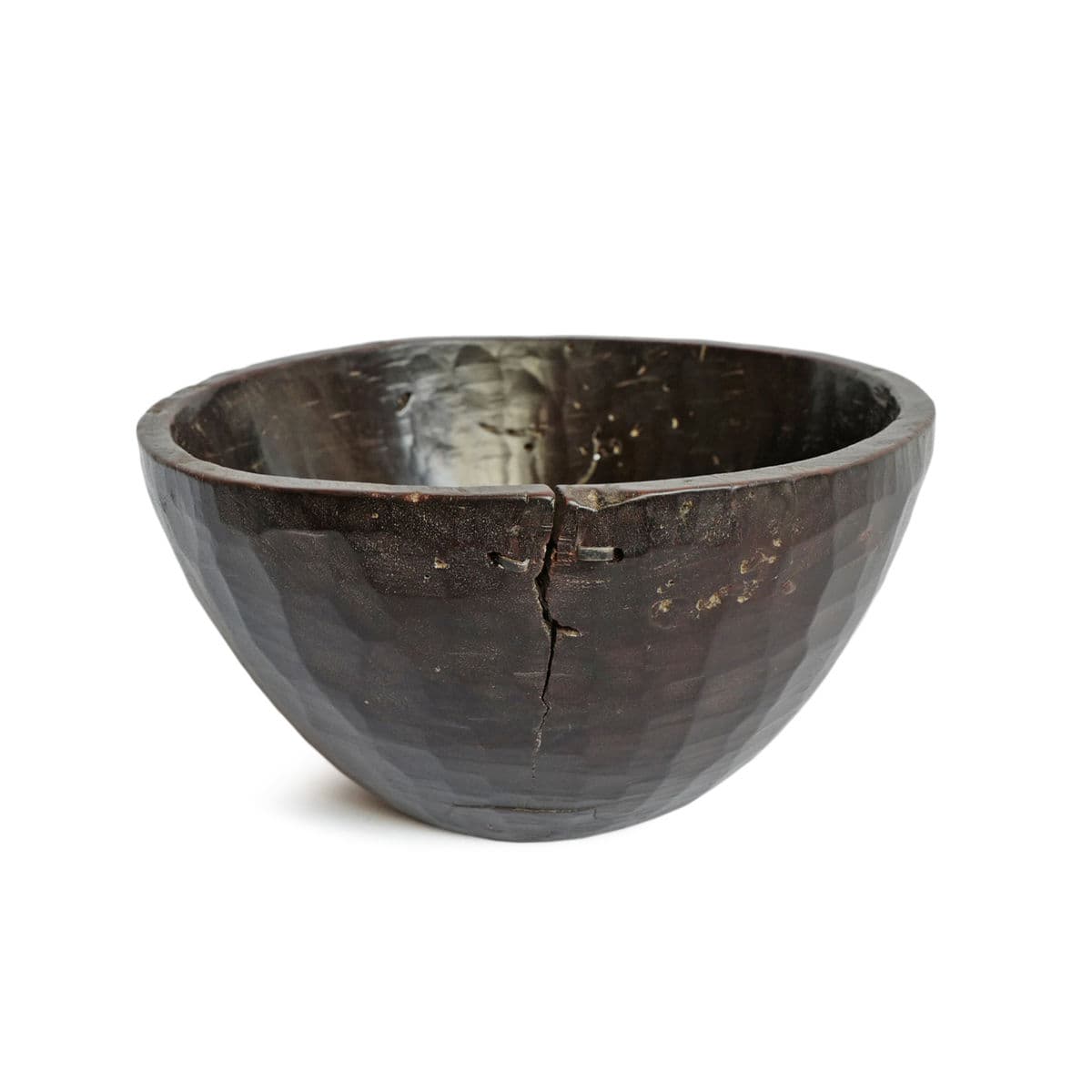Vintage Nepal Wood Bowl - Thumbnail 2