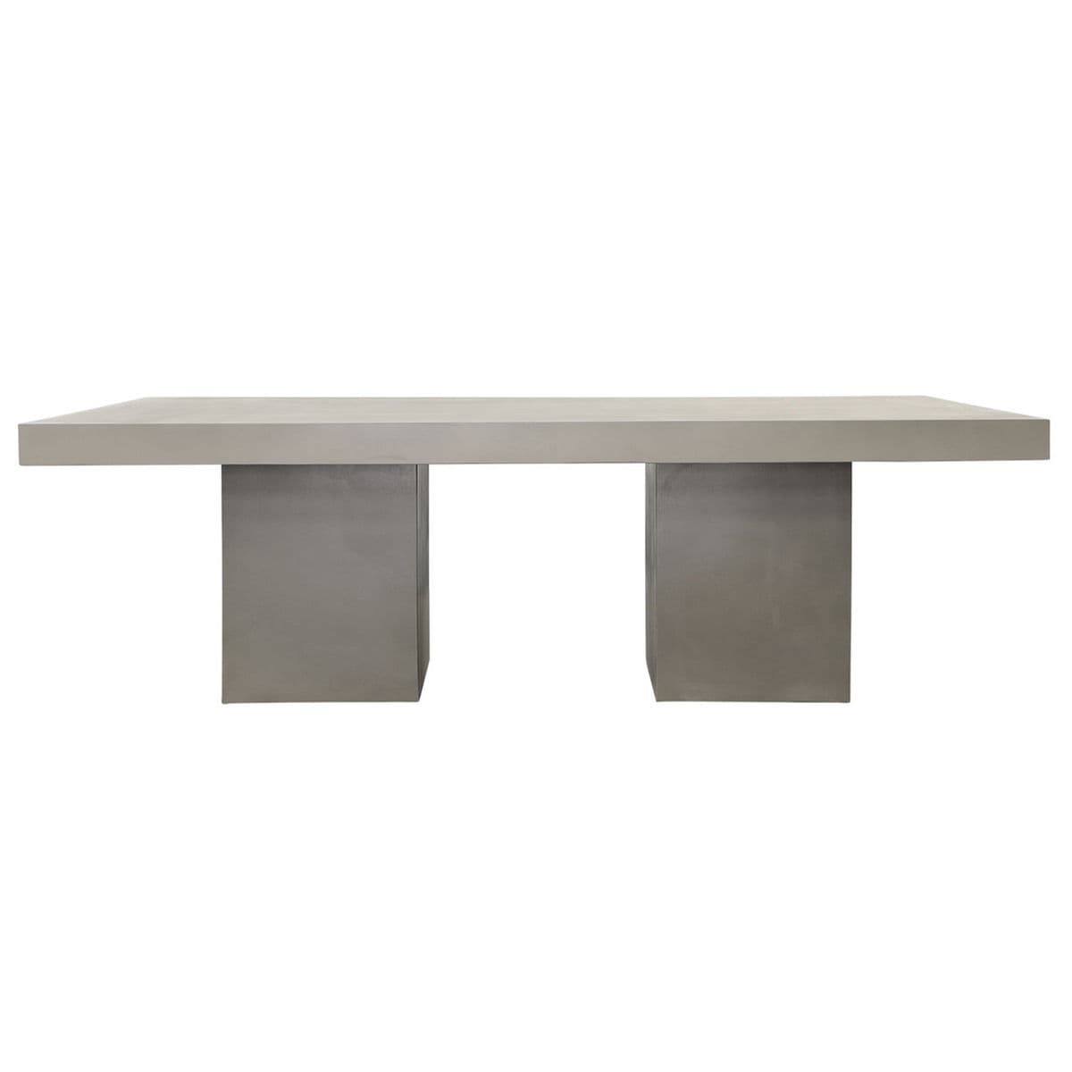 Modern Outdoor Concrete Dining Table - Thumbnail 2
