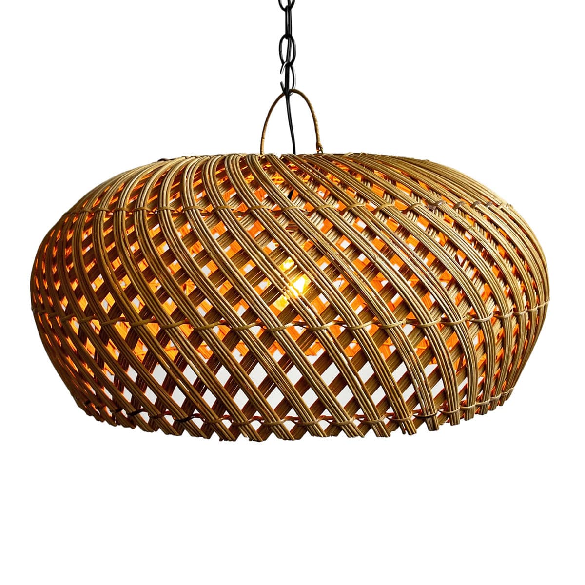 Wicker Dome Pendant Medium - Thumbnail 2