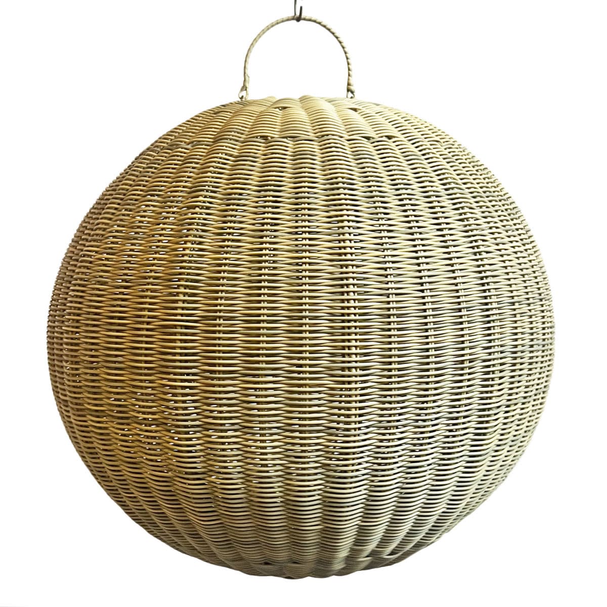 Outdoor Faux Rattan Globe Lantern 24 - Thumbnail 2