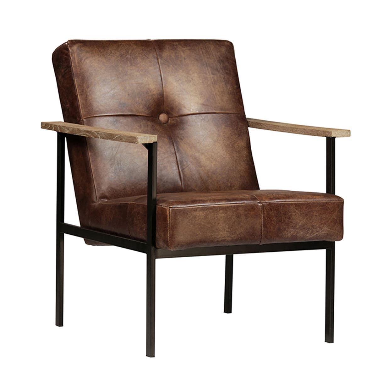 Jaxon Leather Arm Chair - Thumbnail 2