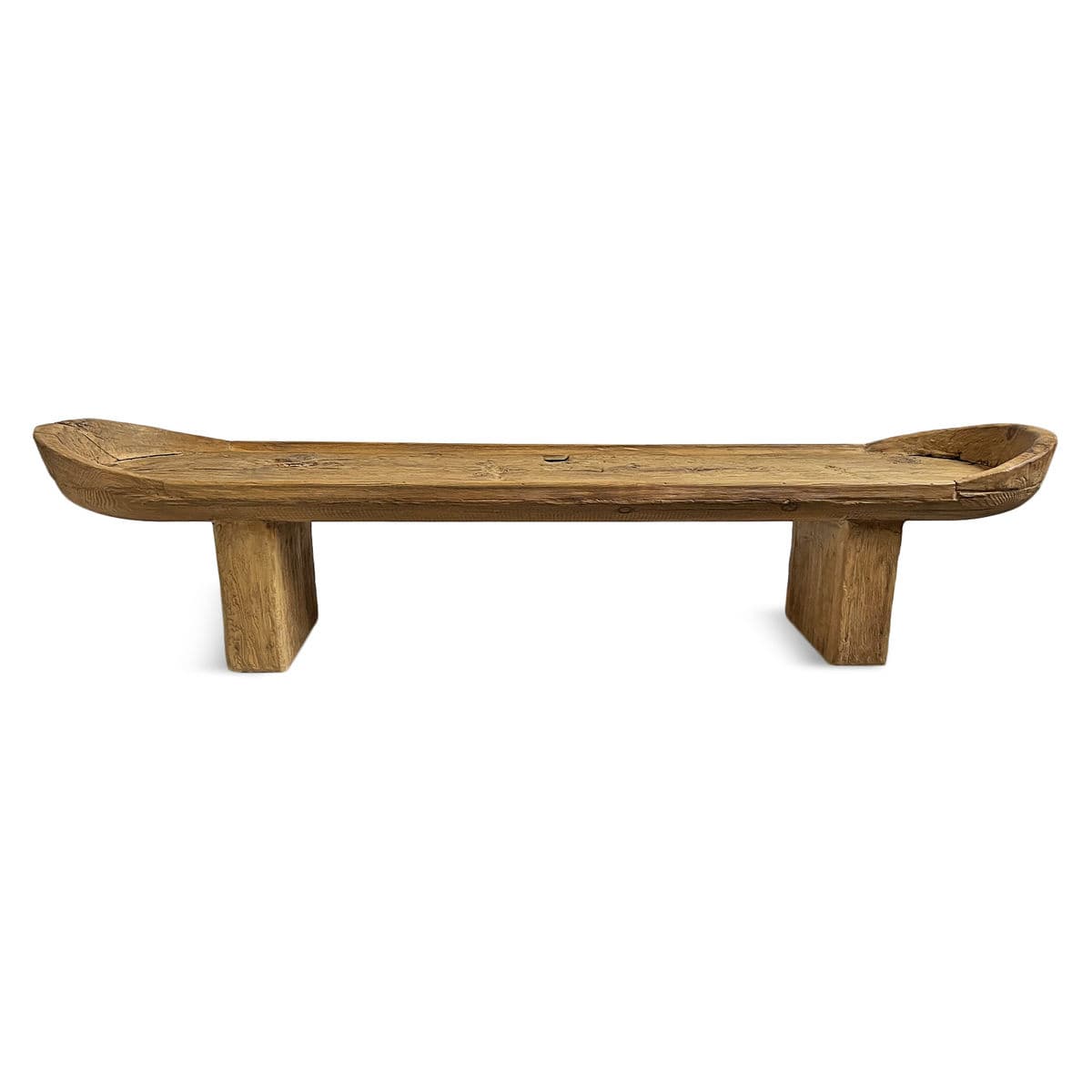 Rustic Oval Modern Bench - Thumbnail 2