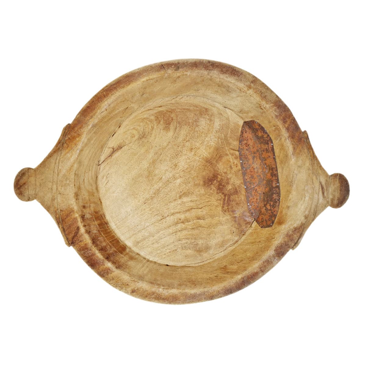 Vintage India Wood Plate / Bowl - Thumbnail 2
