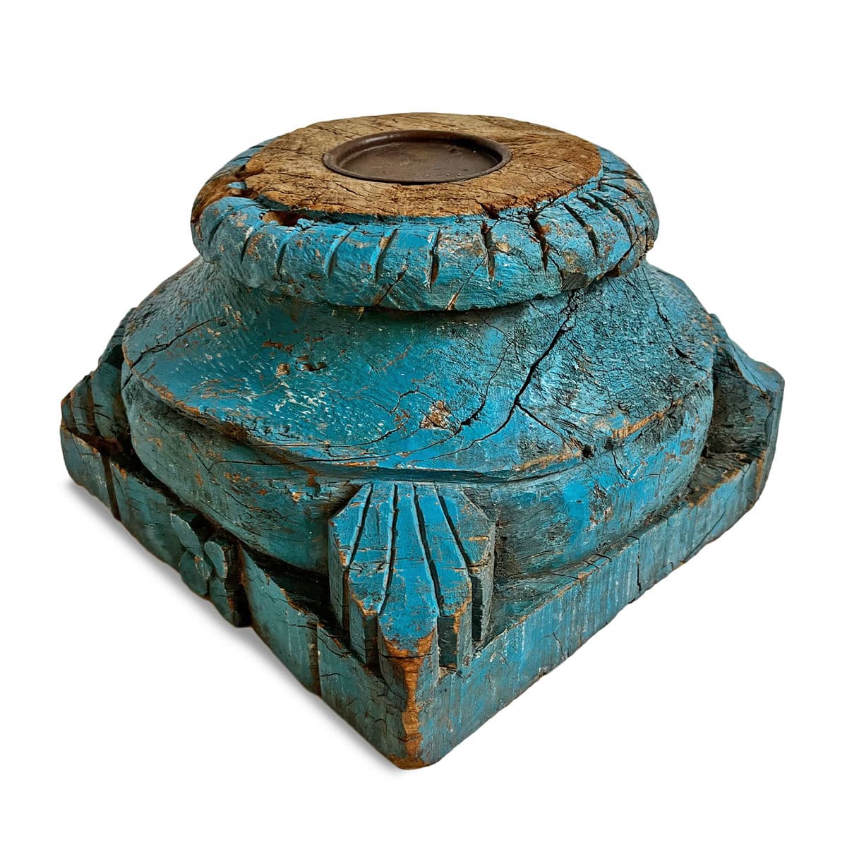 Antique Corinthian Candle Stand - Thumbnail 2