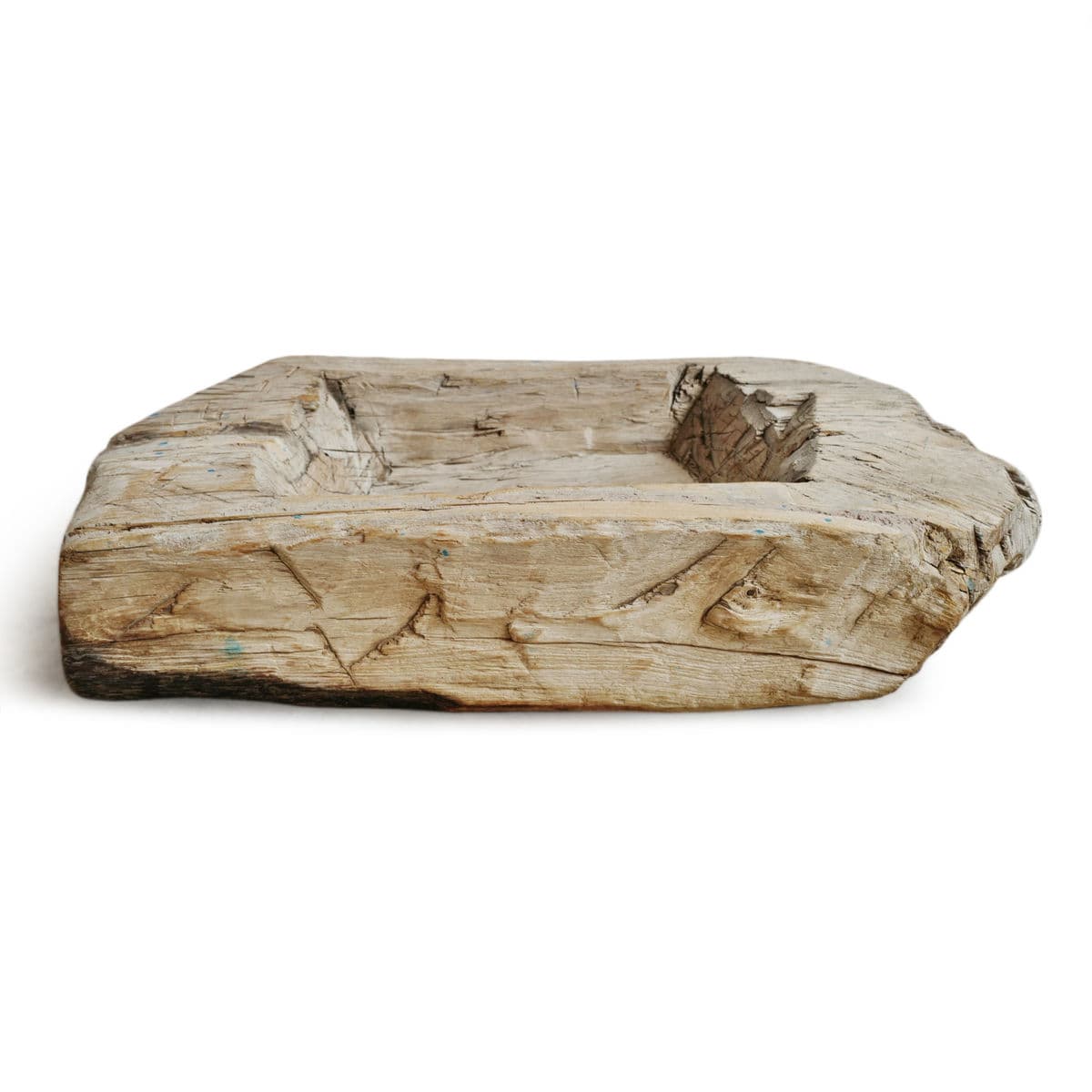 Old India Narrow Wood Trough - Thumbnail 2