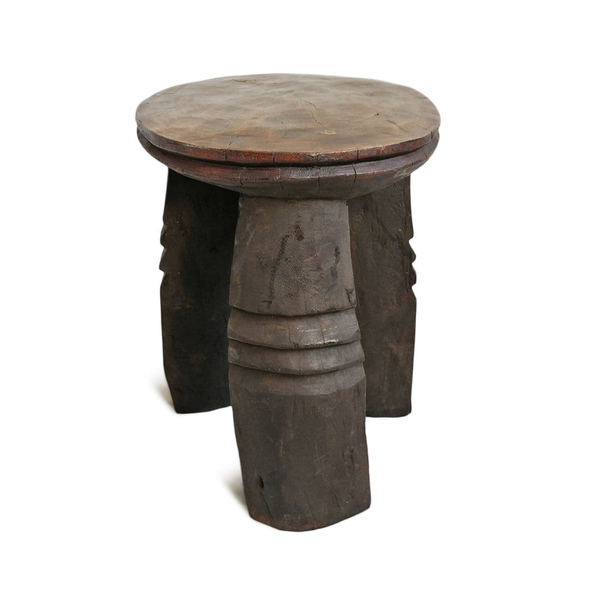 3 Leg Tukara Wood Stool - Thumbnail 2