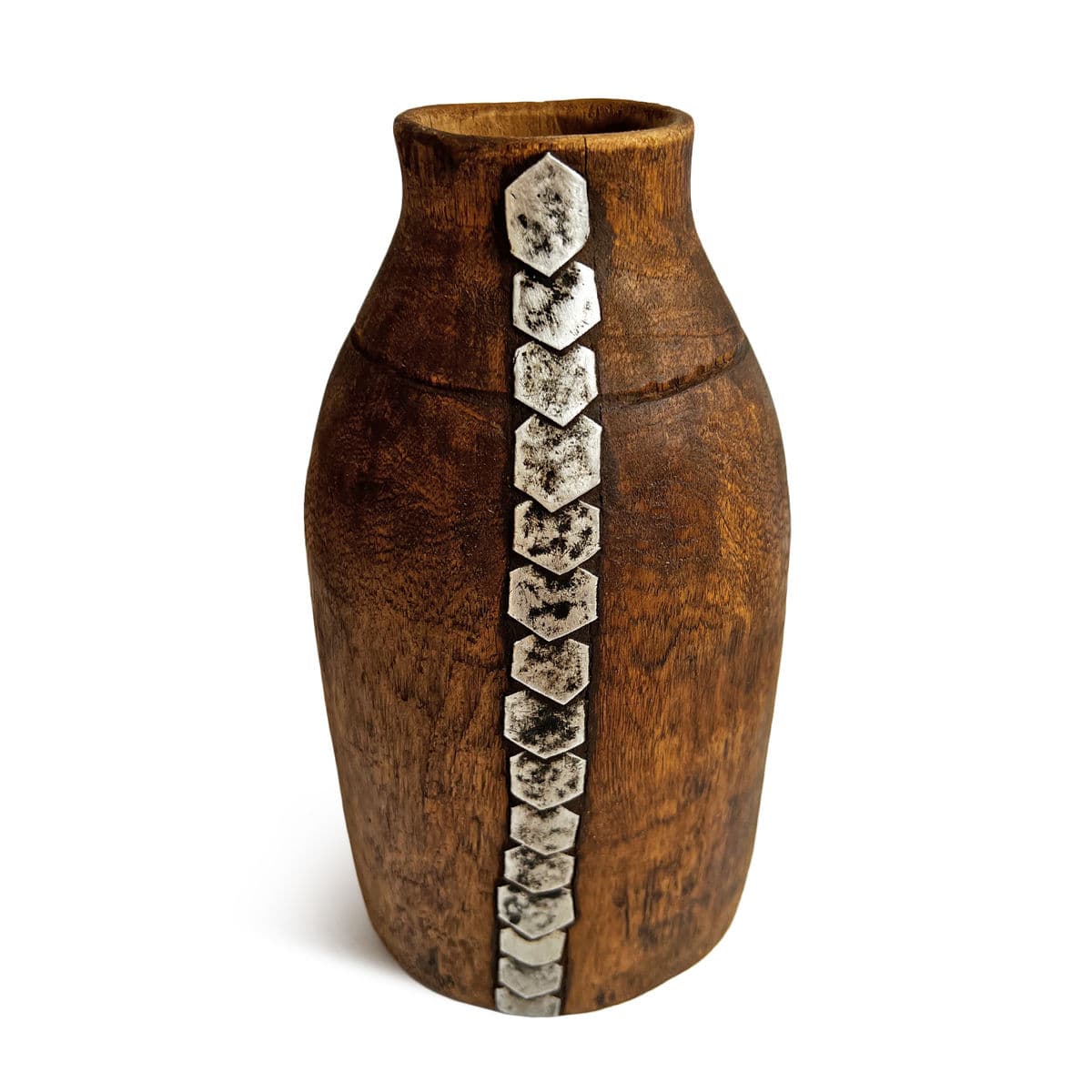 Vintage Tutsi Wood Pot - Thumbnail 2