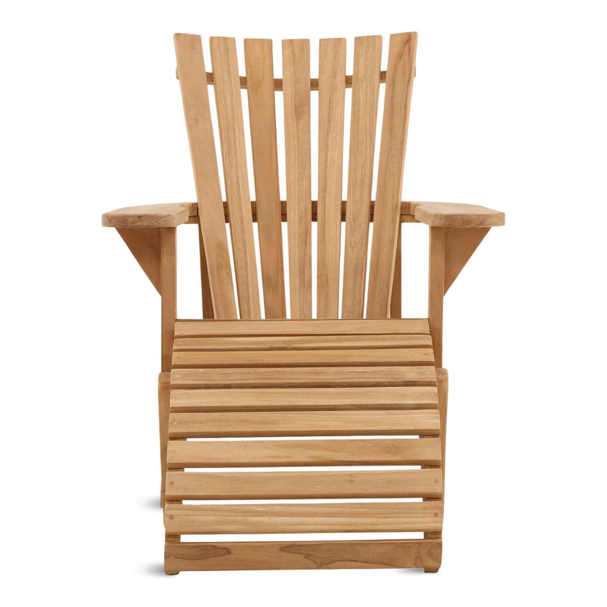 Hampton Teak Outdoor Lounge Chair - Thumbnail 2