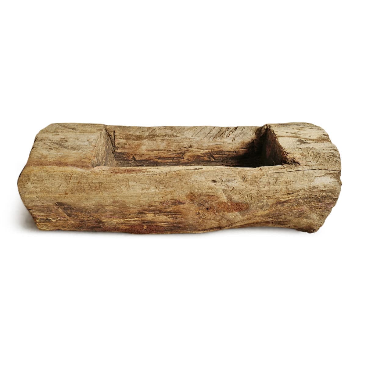 Old India Narrow Wood Trough - Thumbnail 2