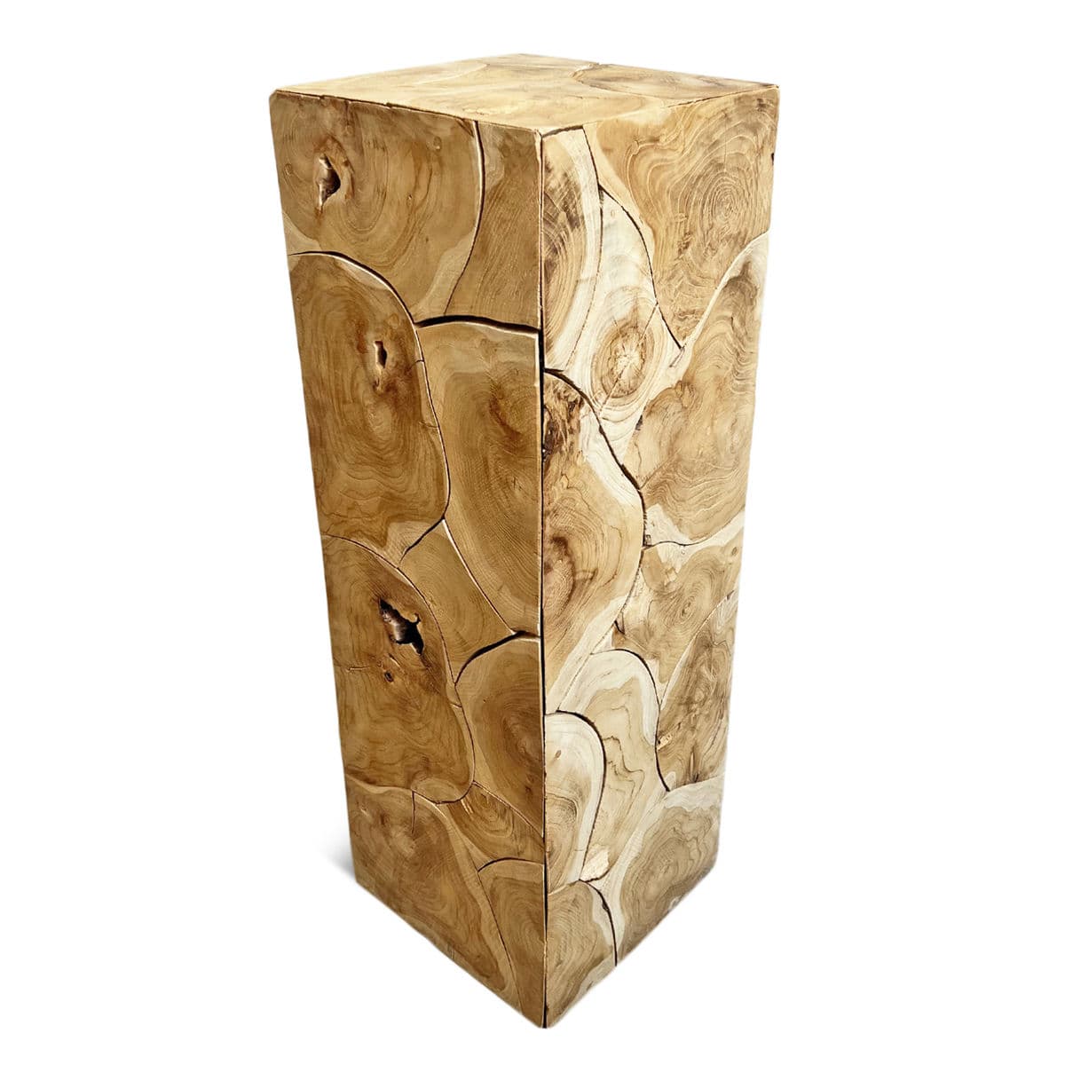 Raw Teak Root Pedestal Table - Thumbnail 2