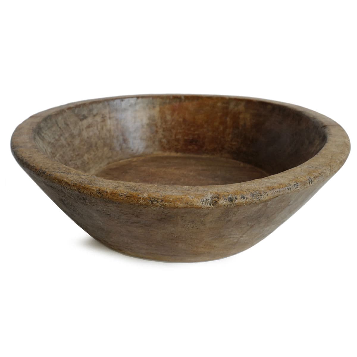 Vintage India Teak Wood Bowl - Thumbnail 2