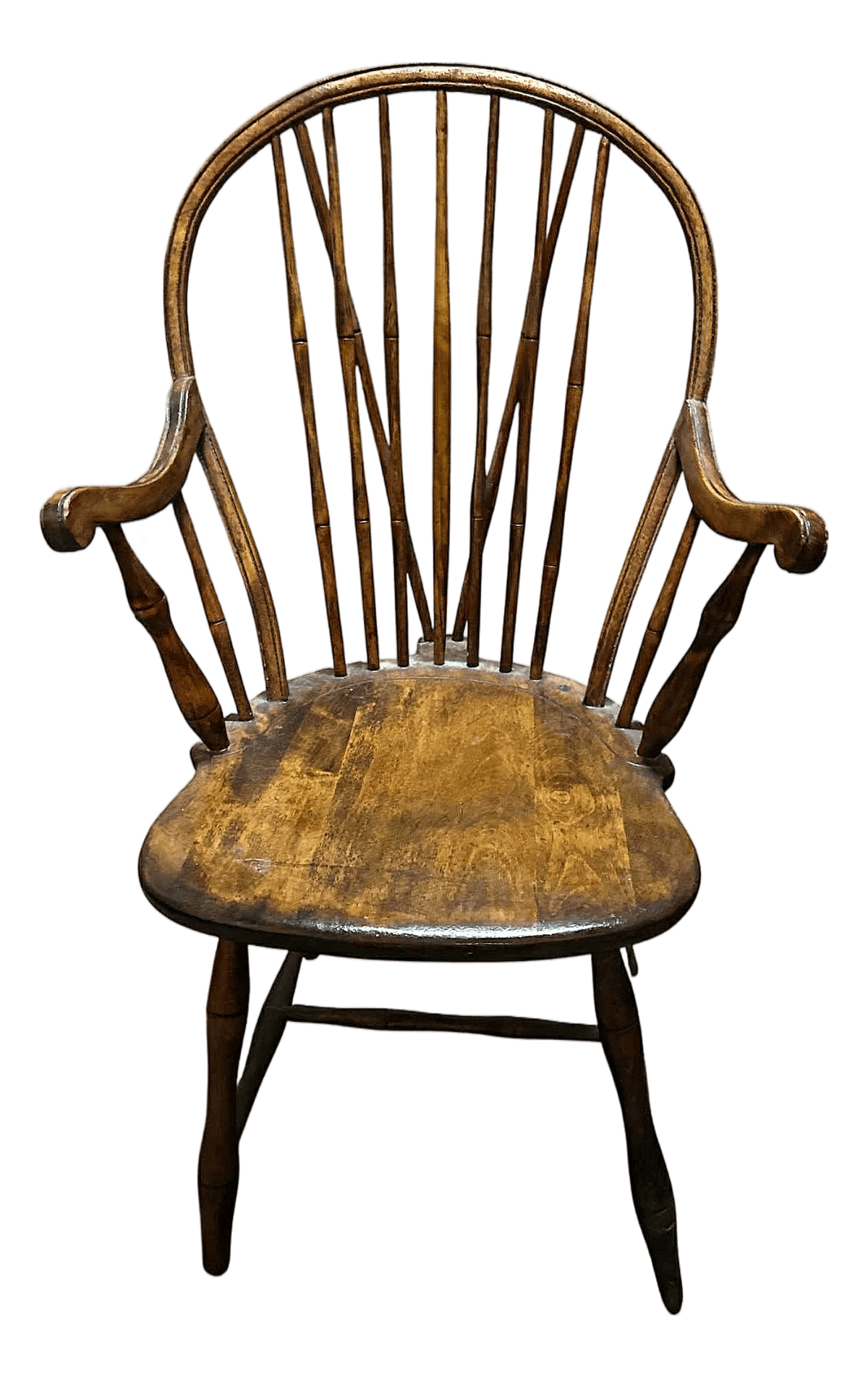 Antique Cherry Wood Windsor Chair - 19th Century - Thumbnail 2