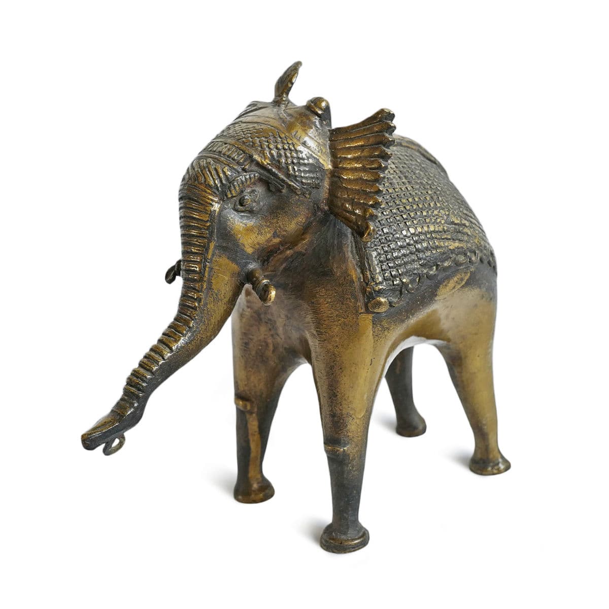 Antique Brass Jaipur Elephant - Thumbnail 2