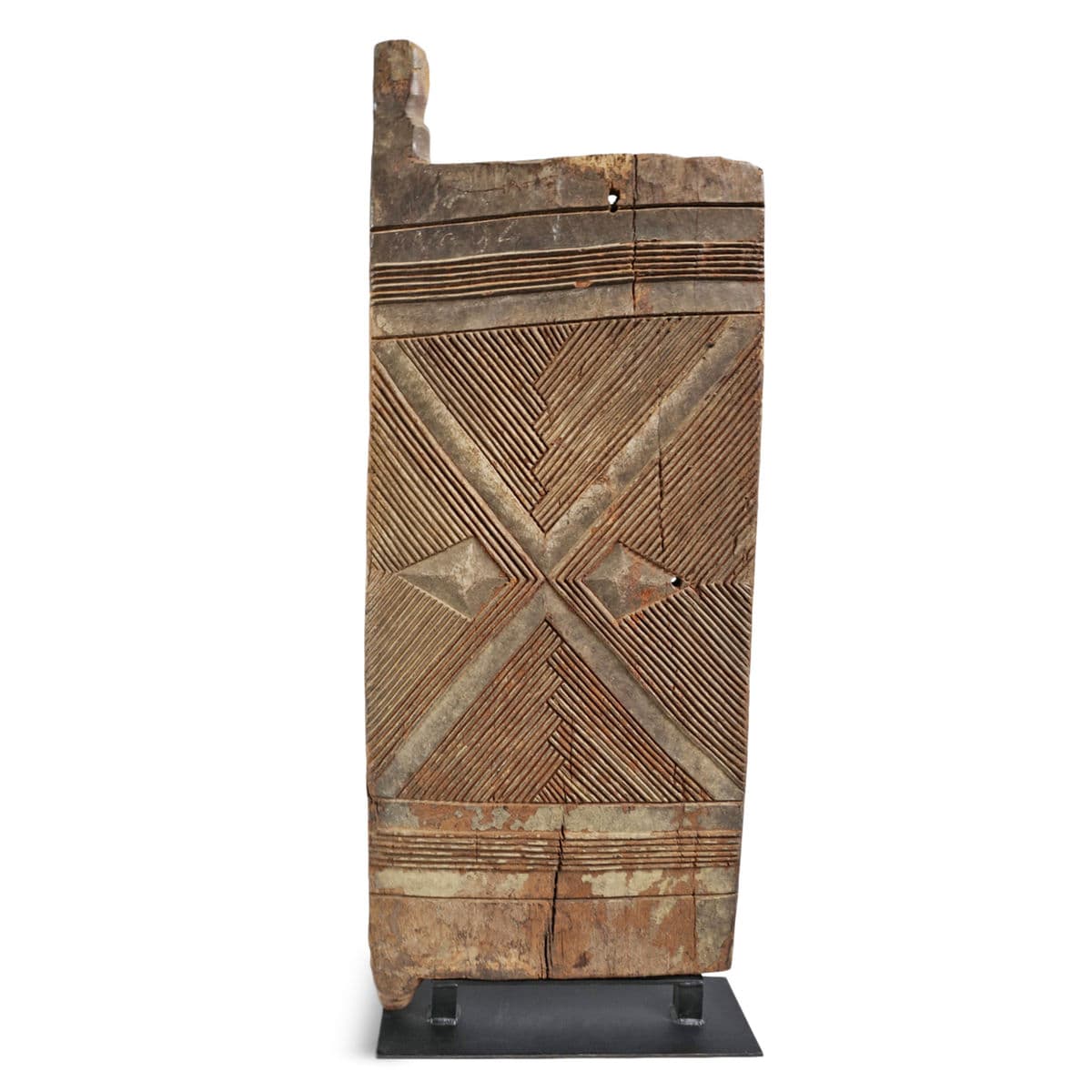 Vintage Igbo Door on Stand - Thumbnail 2