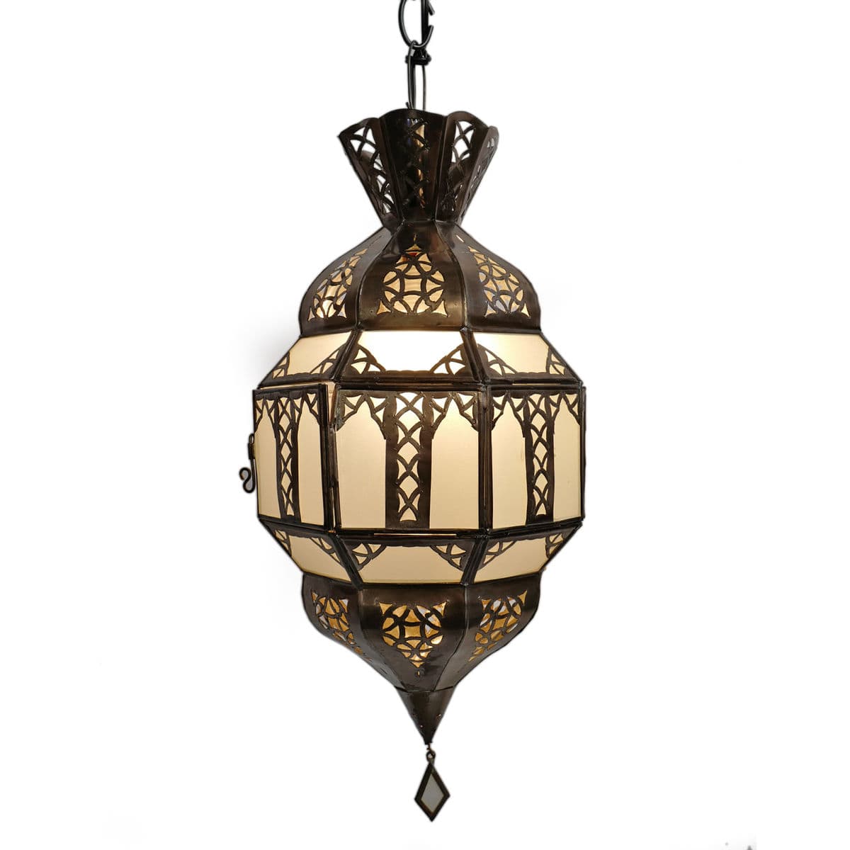 Moroccan Frosted Window Lantern - Thumbnail 2