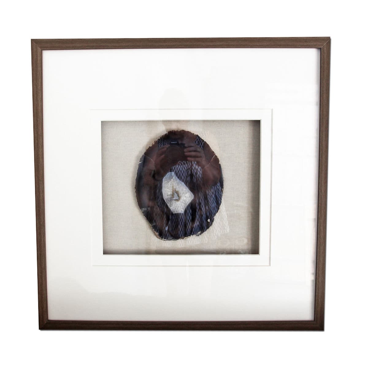 Large Natural Agate with Driftwood Frame - Thumbnail 2