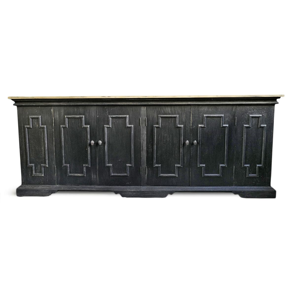 Salvaged Black & Tan Sideboard - Thumbnail 2