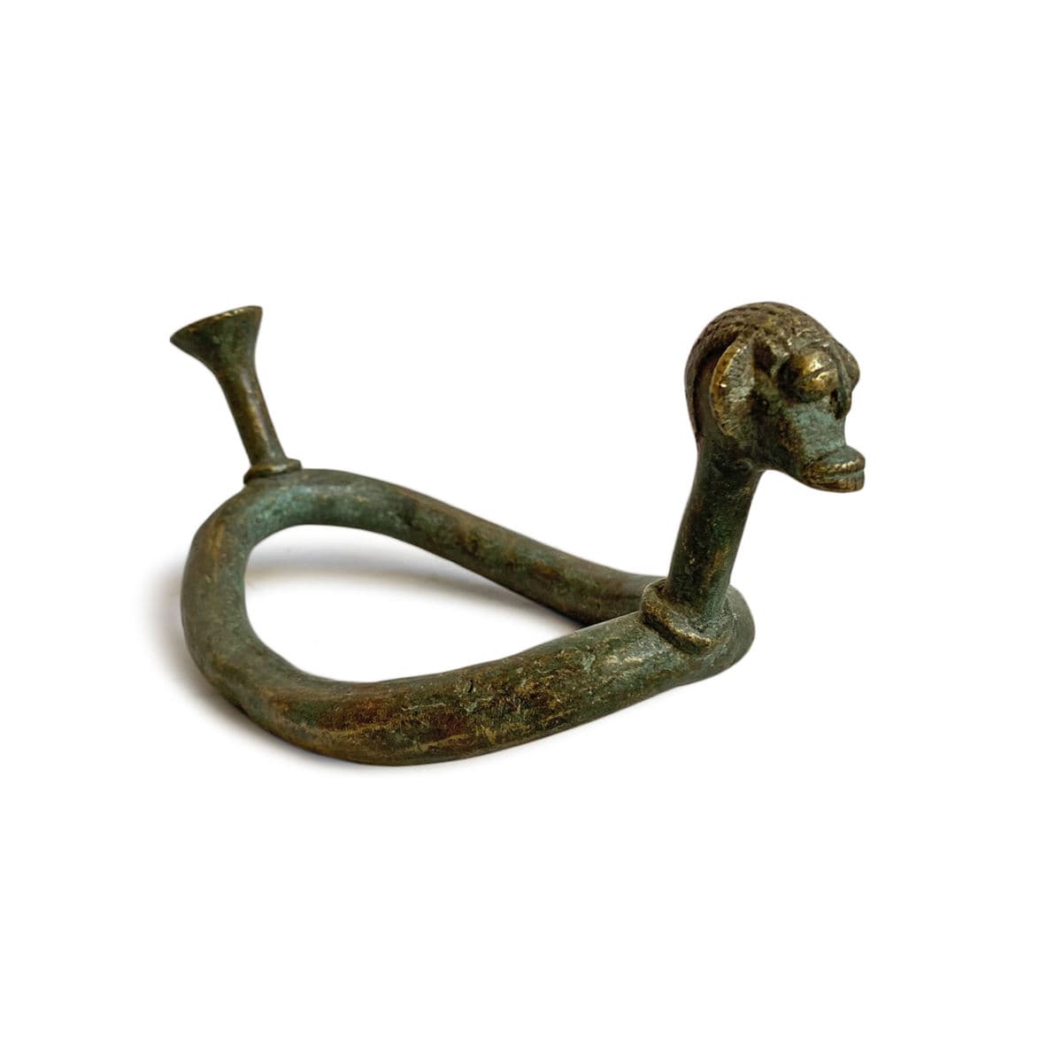 Antique Lobi Bronze Ankle Piece - Thumbnail 2