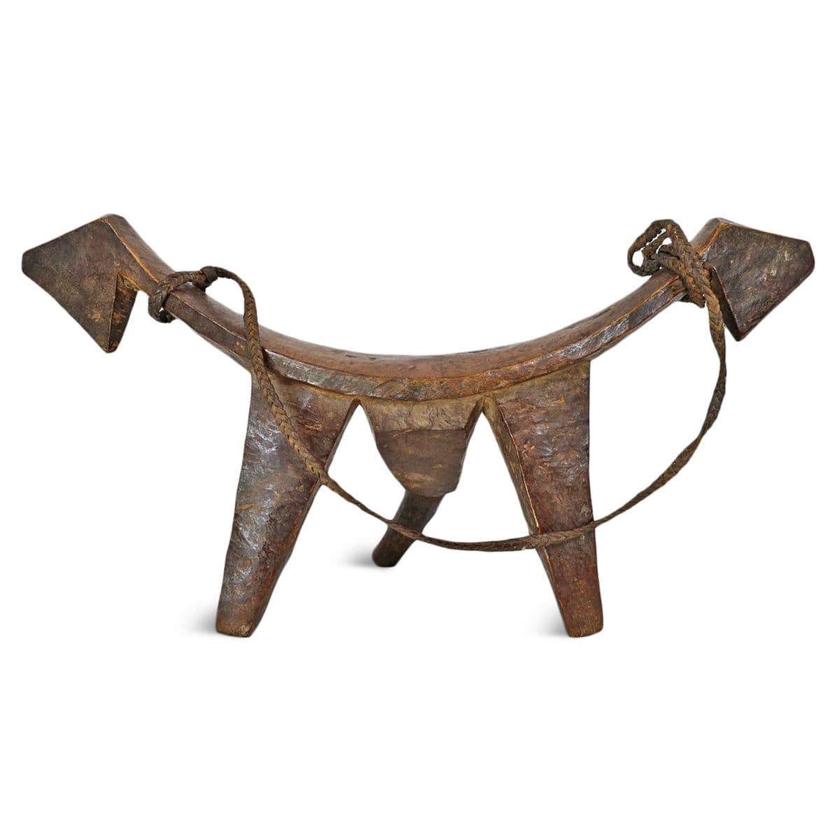 Vintage Dinka Sudan Headrest - Thumbnail 2