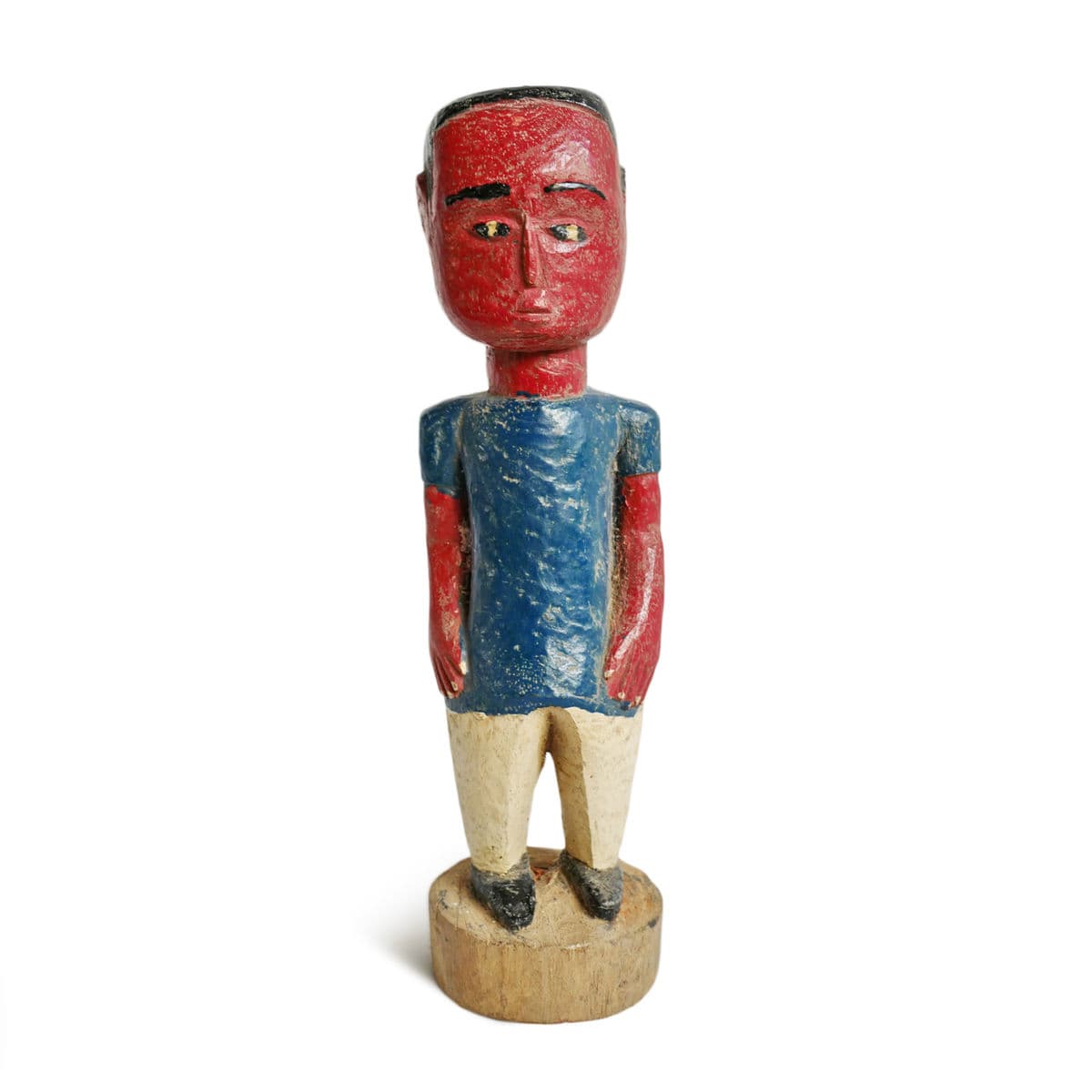 Antique Ivory Coast Male Figure - Thumbnail 2