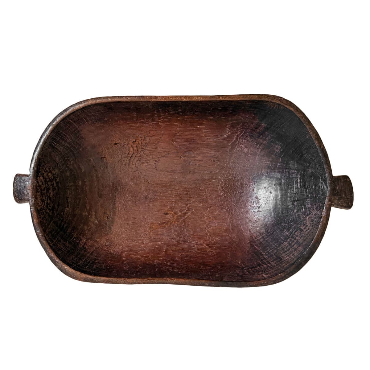 Vintage Large Burundi Oval Bowl - Thumbnail 2