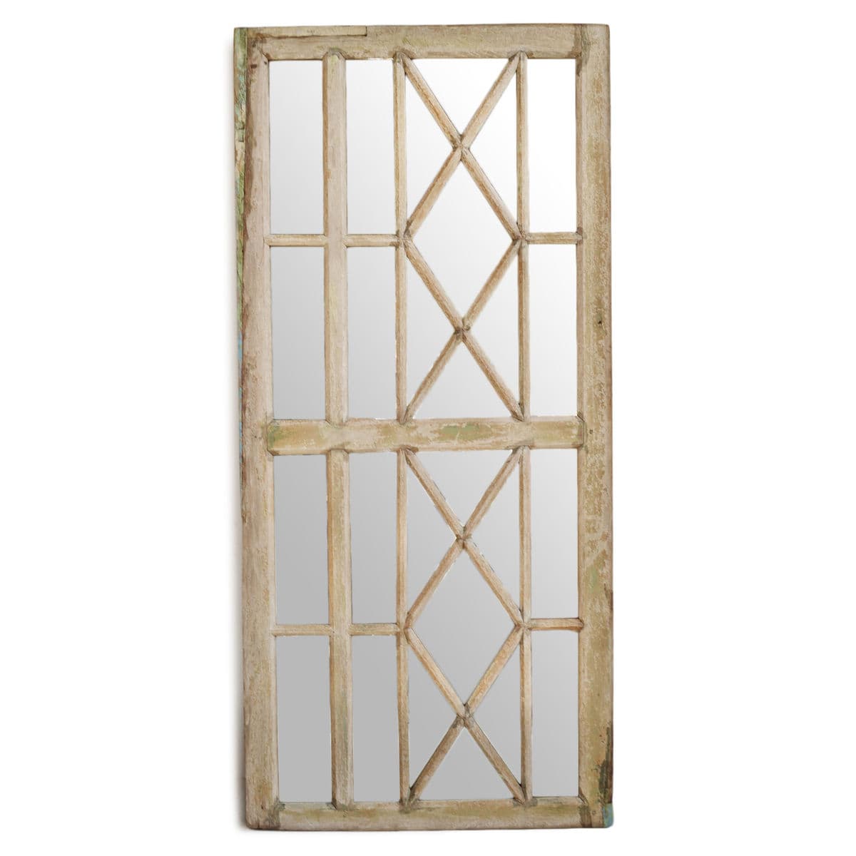 Vintage Wood Window Mirror - Thumbnail 2