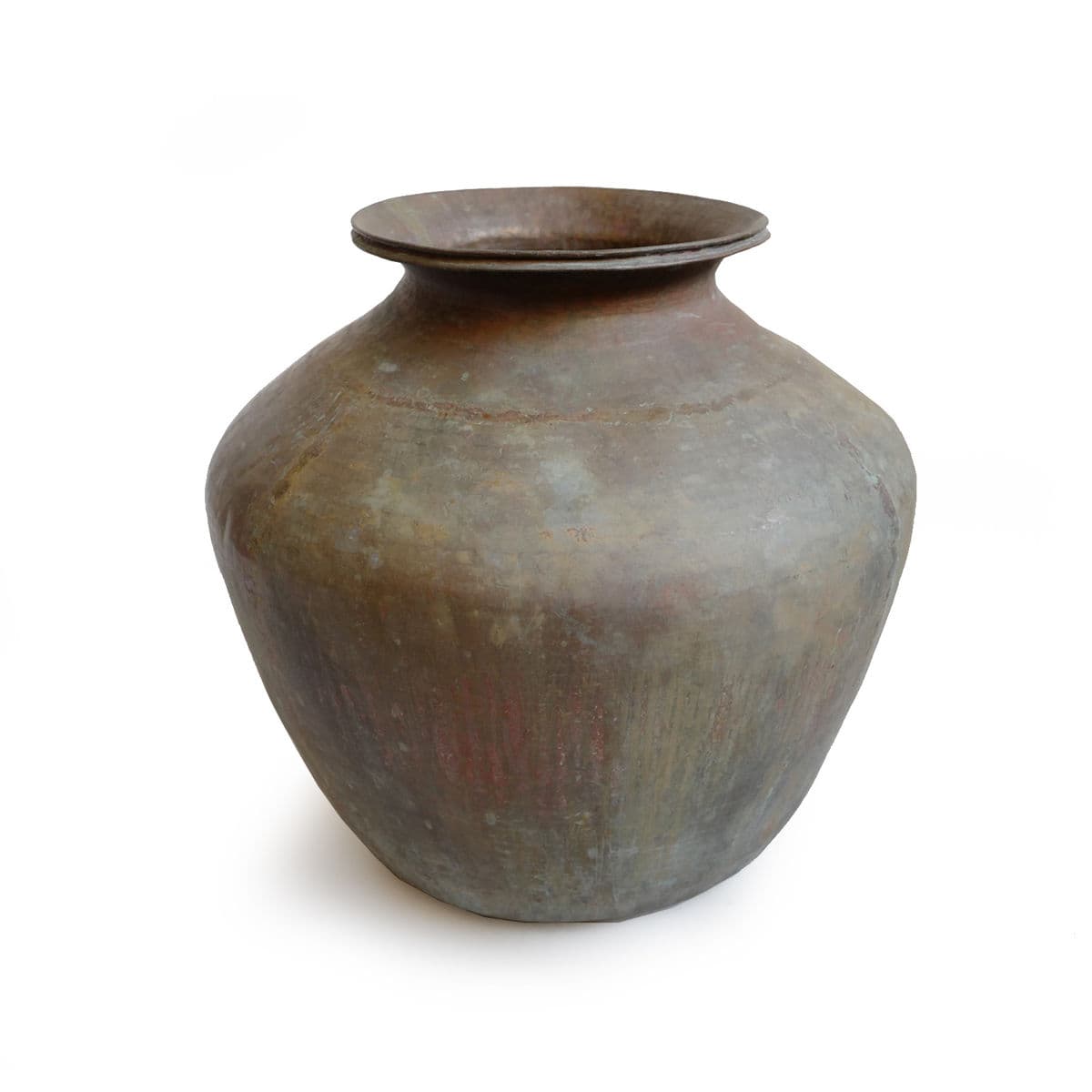 Antique Brass & Copper Pot - Thumbnail 2