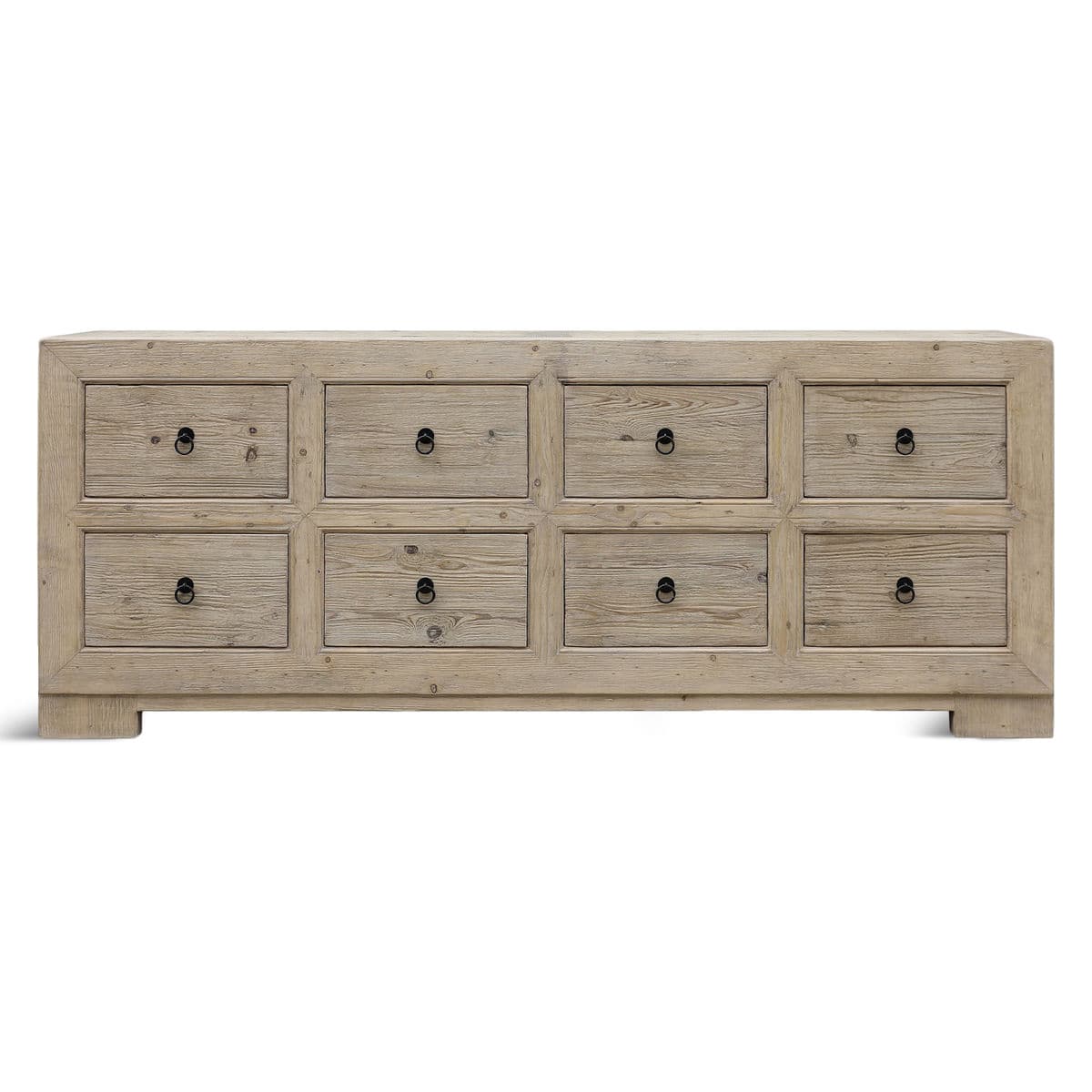 Weathered Eight Drawer Dresser - Thumbnail 2