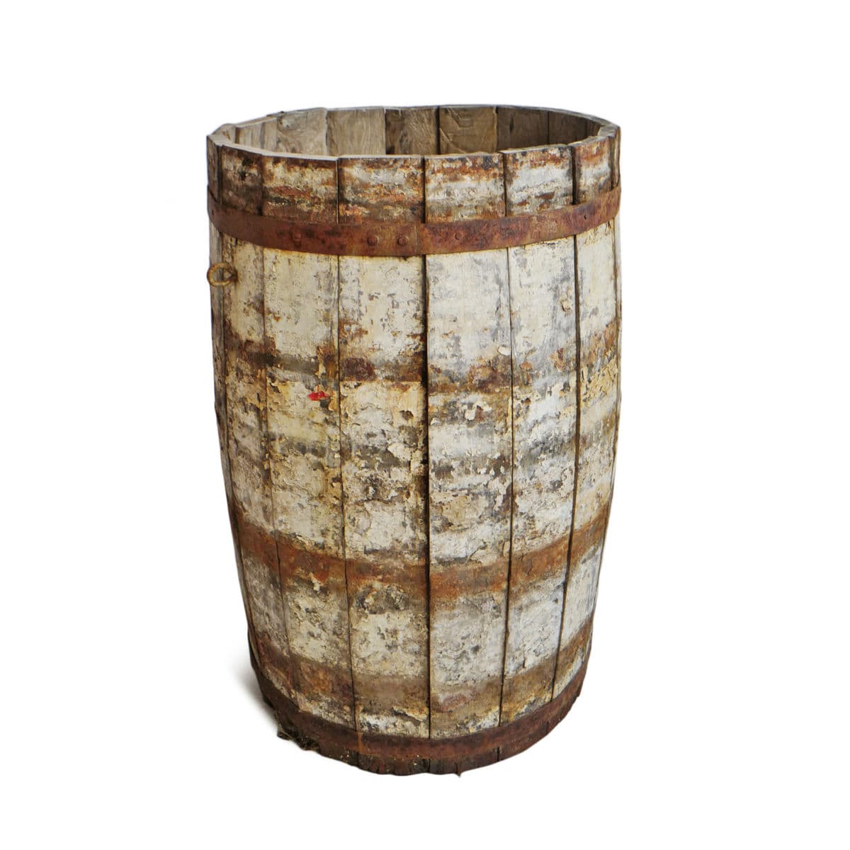 Antique Wood Barrel - Thumbnail 2