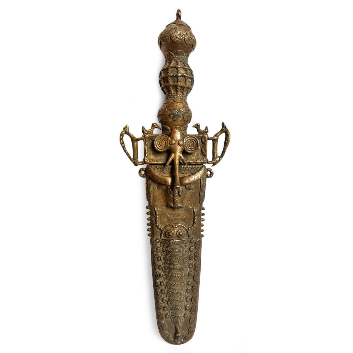 Antique Akan Ashanti Bronze Ceremony Knife - Thumbnail 2