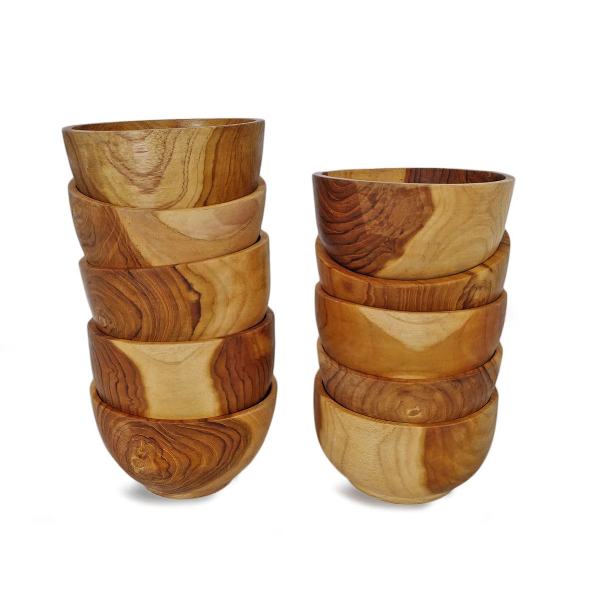 Simple Teak Wood Bowl - Thumbnail 2