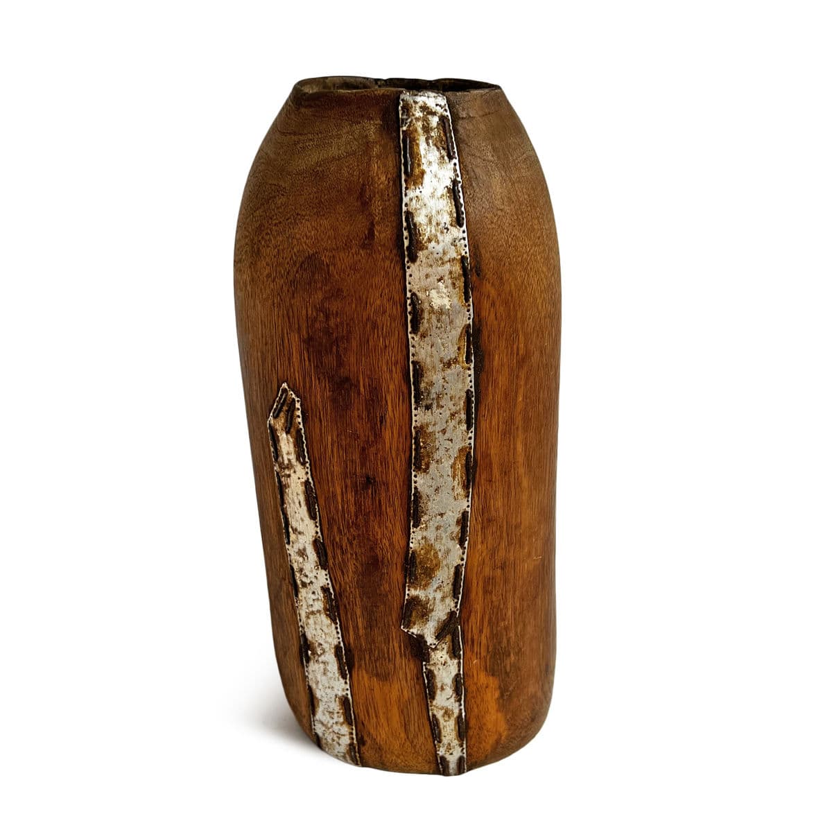 Vintage Tutsi Wood Pot - Thumbnail 2