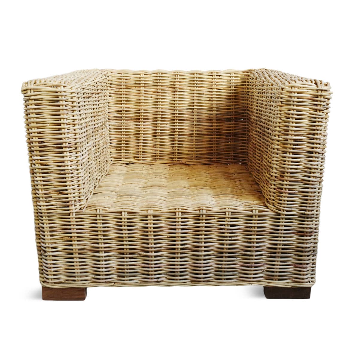 Rattan Cube Arm Chair - Thumbnail 2