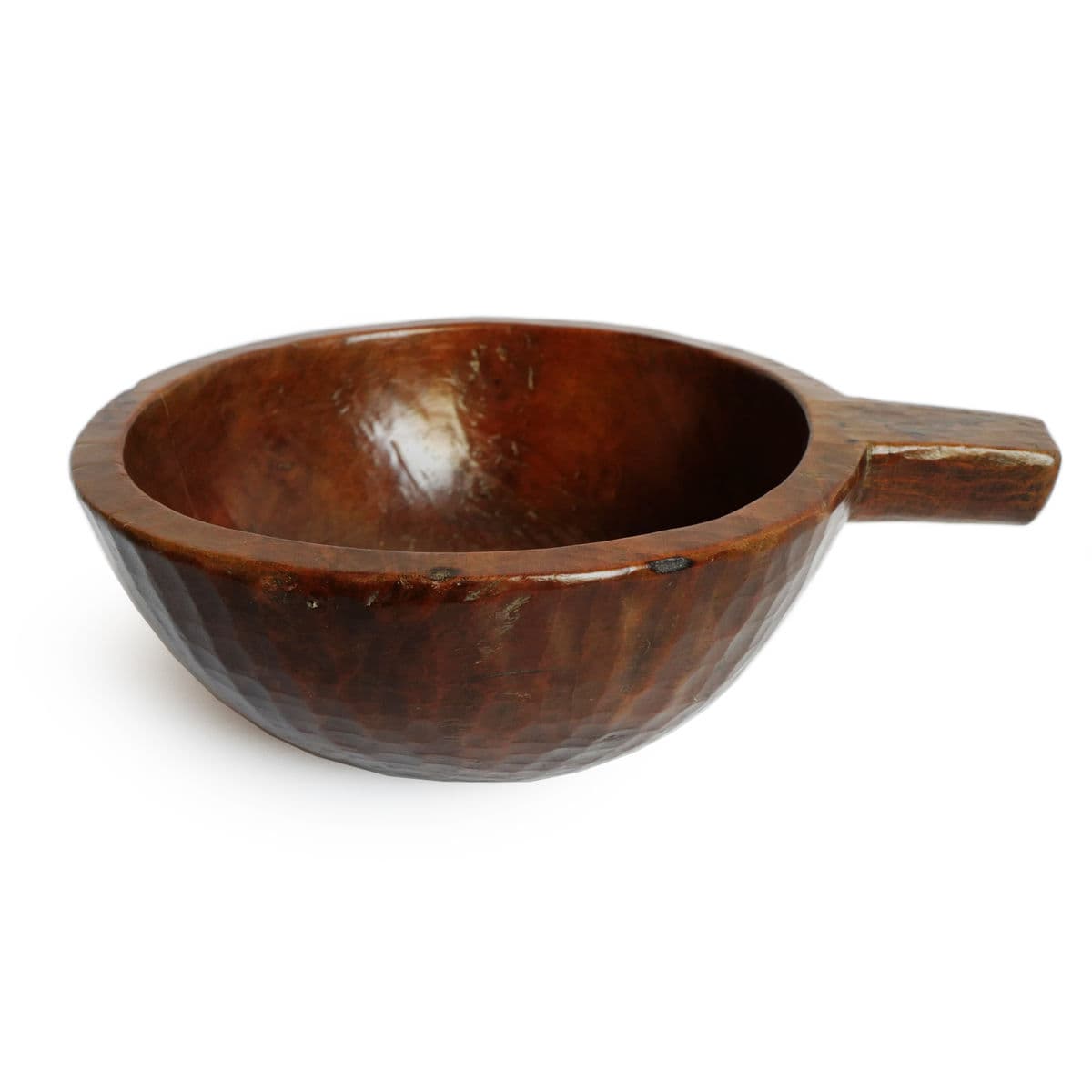Vintage Nepal Wood Bowl - Thumbnail 2