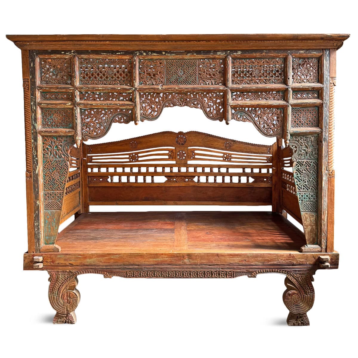 Antique Balinese Canopy Daybed - Thumbnail 2
