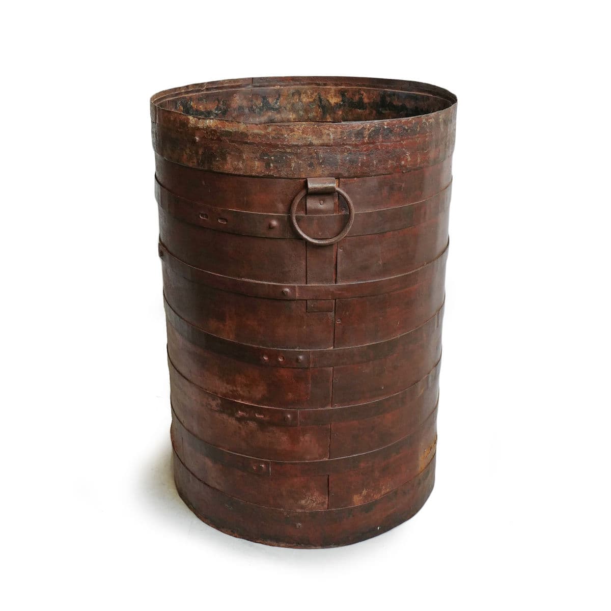 Vintage Large Iron Container - Thumbnail 2