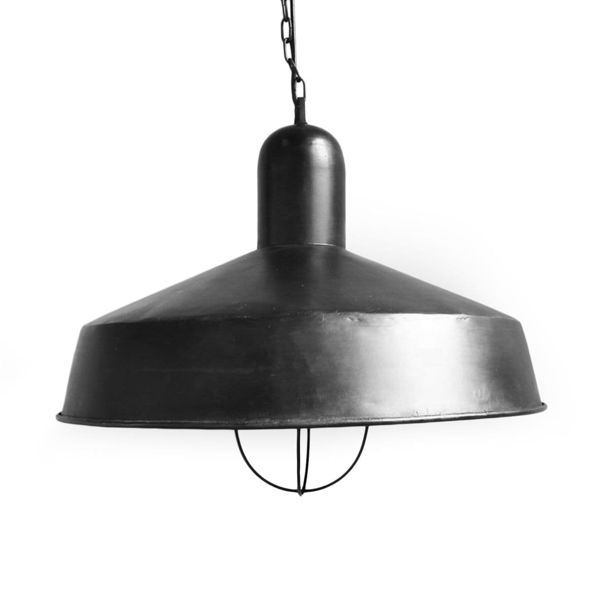 Industrial Gunmetal Iron Pendant - Thumbnail 2